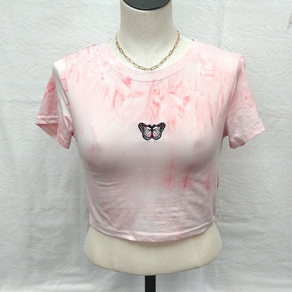 🦋Shein Butterfly Crop Top, size S